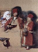 Sir David Wilkie Sotiri, Dragoman of Mr Colquhoun oil on canvas